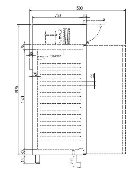 armarios refrigerados gastronorm gn 2/1 alta eficiencia docriluc 3