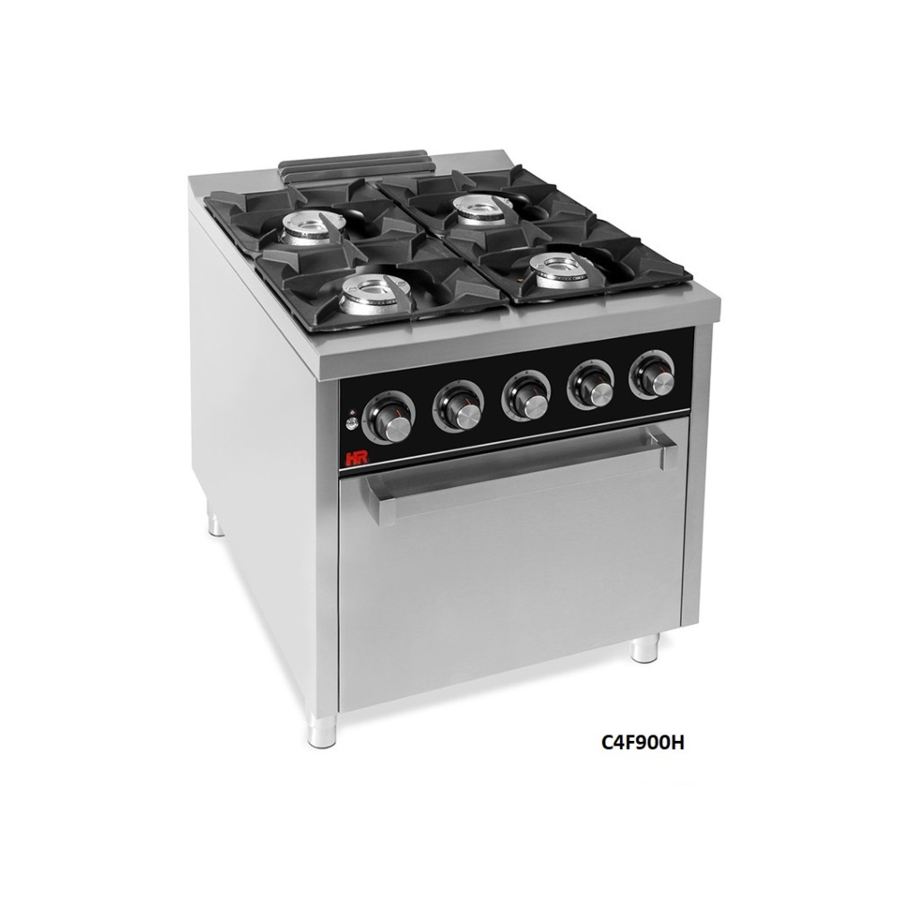 cocina gas con horno serie 900 hr fainca