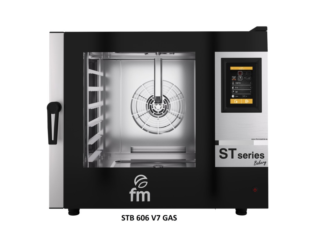 horno gas digital panaderia pasteleria serie st bakery fm