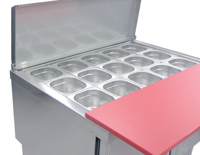 MESA REFRIGERADA PARA ENSALADAS GN 1/1 COMPACTA 